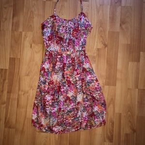 Addison Heart silk halter wrap dress size small